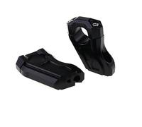 Guidon Riser Barre Pour R Nine T 2014 2015 2016 2017 Pour R Nine R 9T CNC Moto Guidon Riser Poignée Barre Pince Rallonge Adaptateur Accessoires Réhausseurs(Zwart)