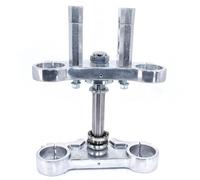 Guidon Riser Clamp Moto Barres de montage guidon moto pour 22mm 7/8" 45 48MM dispositif direction d'amortisseur inversé plaque supérieure et inférieure