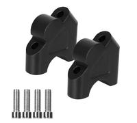 Guidon Riser Fixation Rehausseur De Guidon De Moto pour BMW R1200GS, R1250GS Adventure, R1250RS, S1000XR, R1200R, Adaptateur De Hauteur De Guidon Arrière Extension Barre(Noir)