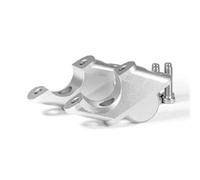 Guidon Riser Fixation Rehausseur De Guidon De Moto pour BMW R1200R LC 2015-2019 R1250R LC 2019-2023, Adaptateur De Rehaussement De Guidon Arrière Extension Barre(Argent)