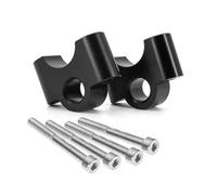 Guidon Riser Fixation Réhausseur De Guidon pour BMW R1200GS, R1250GS LC Adventure ADV, S1000XR, Adaptateurs De Rehaussement De Guidon Extension Barre(Noir)