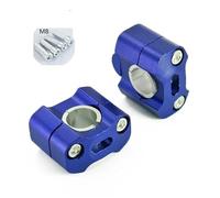 Guidon Riser Fixation Réhausseur De Guidon pour Moto pour CRF300L, CRF250L, CRF 230, 450L, CRF250F, 250, 450 R/X, Adaptateur De Fixation Et Rallonge. Extension Barre(Bleu)