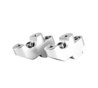 Guidon Riser Pince pour HONDAPour CB 500 F pour CB500F 2013-2017 CB300F CB400F Riser Guidon(Silver)