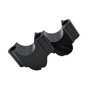 Guidon Riser Pince pour Ninja 250 pour 300 pour 400 pour Ninja pour 650R pour ZX6R 22 28mm Rehausseur Guidon Moto(Black)