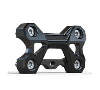 Guidon Riser Pour Benelli BJ300 BN302 Pour TNT302S BJ600GS Pour Leoncino 250 Code Pression Rehausseur Guidon Moto Couvercle Bloc Pression Poignée Risers Pince(Black L18)