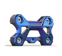 Guidon Riser Pour Benelli BJ300 BN302 Pour TNT302S BJ600GS Pour Leoncino 250 Code Pression Rehausseur Guidon Moto Couvercle Bloc Pression Poignée Risers Pince(Blue L18)