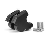 Guidon Riser pour CRF1100L pour Africa pour Twin1100 pour Africa pour Twin 1100 pour Adventure Sports 2020 - Adaptateur Serrage Guidon Moto Riser Guidon Rehausse Guidon(Le Noir)