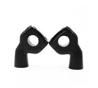 Guidon Riser Pour Triumph Pour Bobber T100 T120 Pour Speed Pour Twin Pour Black Accessoires Moto Adaptateur Pinces Rehausseur Guidon Risers Pince(Le noir)