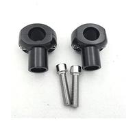 Guidon Riser Rehausseurs Guidon Moto Support Poignée 25 Mm Pour Suzuki Pour, Etc. Risers Pince(Le noir)