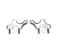 Guidon Riser Support Compatible Avec Yamaha Pour Mt-09 Pour Fz-09 2012 2013 2014 2015 2016 2017 2018 Kit D'accessoires Pince Montage Guidon Moto(Silver)