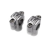 guidon Risers Pontet 1 Paire De Rehausseurs Guidon Moto En Alliage D'aluminium, Adaptateur Poignée, Pinces Montage Barre Graisse 7/8 "22mm