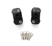 guidon Risers Pontet Paire De Rehausseurs Guidon Moto En Aluminium, 1 1/8 Pouces, Pinces Barre Graisse Réglables 28mm, Modèle Universel