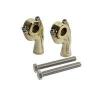 guidon Risers Pontet Rehausseurs De Guidon Universels 1 "7/8", Pour Chopper Bobber Rétro Moto, Barre Poignée En Laiton, Pince Montée