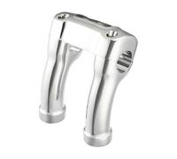 Guidon Risers pour Softail pour Bob pour FXBB pour Breakout pour FXBR pour FXDR 114 Kit Rehausseur Guidon 4 Pouces pour Moto avec Barre 1,25 Pouce(Chrome)