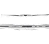 Guidon Ritchey Classic Flat 31,8 mm, largeur 560 mm, 5° Backsweep, 0 mm Rise, argent poli brillant, aluminium 6061, pour Cross Country.