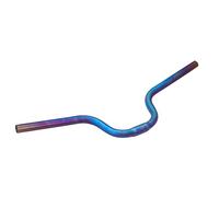 Guidon taille basse type M titane pour Brompton Bleu