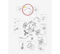 Guidon Thule pour chariot