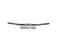 Guidon TRW Drag Bar Medium Acier Noir 25,4mm Noir