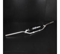 Guidon CROSS Aluminium chromé pour Cross Honda + Mousse
