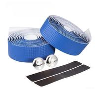 Guidon Vélo Route Antidérapant 2m Absorption Chocs | pour surface texturée, grip optimal, sécurité accrue, freinage pour précis, route et ville(Blue)