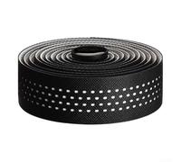 Guidon Vélo Silicone Respirant Antidérapant | Couche EVA 3mm, absorption chocs supérieure, route et pour vtt, confort mains accru(White & Black)