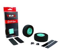 Guidon Velox maxi liège bicolore noir celeste (2 pcs)