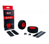 Guidon Velox maxi liège bicolore noir rouge (2 pcs)
