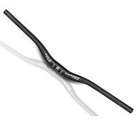 Guidon VTT, Cintre VTT Relevé 31.8mm, Guidon 760mm, Carbone 3K Léger Guidon DH Handlebar Riser Bars 76cm Fixie Guidons for Montagne Descente BMX Enduro XC Gravel MTN MTB Bike