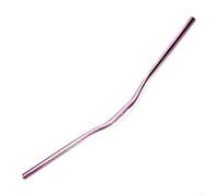 Guidon VTT en alliage d'aluminium 31,8 mm 740 mm Violet Rose | Formé, épaisseur de paroi de 2,8 mm, T4/pour T6 traité, hauteur de 35 mm, idéal pour une conduite agressive (rose 31,8 x 740