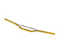 Guidons Aluminium Moto Custom Diametre 22 mm Tordu Barre Renfort or