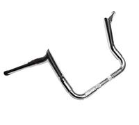 Guidons Ape Touring 10" et 12" avec Grands cintres de 1,5 Pouce pour Harley Electra Glide 1996-2023(Chrome 10in)