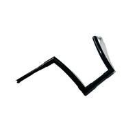 Guidons de moto Guidon de 1.5 pouces pour moto Low Rider Harley, accessoires pour Road King 883, barre de 1.5 pouces Guidon moto Z Bars(8inch Black B)