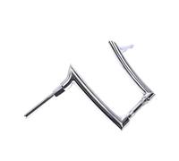 Guidons de moto Pompe hydraulique simple, adaptée à Softail Fat Boy Breakout Road King Special Dyna FXDF 08-24 2 ''APE Hanger Fourche Clip-ons Guidon(14inch chromium)