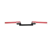Guidons de moto Renfort de bande guidon moto universel, barre transversale réglable, d'équilibre pour Scooters, cyclomoteurs, Dirt Bike, Motocross Guidon moto Z Bars(Red)