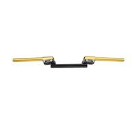 Guidons de moto Renfort de bande guidon moto universel, barre transversale réglable, d'équilibre pour Scooters, cyclomoteurs, Dirt Bike, Motocross Guidon moto Z Bars(Gold)