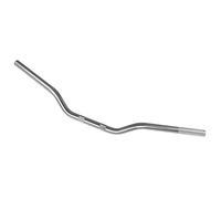 Guidons Moto Custom Aluminium Diametre 22 mm Tordu Couleurs Argent