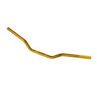 Guidons Moto Custom Aluminium Diametre 22 mm Tordu Couleurs Or