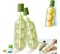 Guidre Moule à Glace ModèLe de Tanghulu, 2 PCS Moule à Glace En Silicone, moule à glace magnum avec RéUtilisables&Design de Paille Droi, Moule Pour Glace Sans BPA, Pour Yaourt Bonbons Crème Glacée