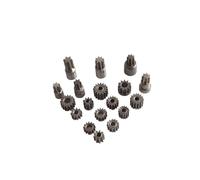 GUIFANG Lot de 5 engrenages de perceuse manuelle électrique de chargement 6/7/8/9/11/12/13/14/15/16 dents pour arbre moteur RS 550 775 34/5 mm remplaçable (h)