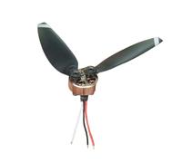 GUIFANG Moteur sans balais triphasé Micro de 18 mm, 2S-3S, 2750 kV, hélice A/B haute vitesse pour drone RC, FPV, quadricoptère, drone, UAV, moteur d'avion (Moteur B Propeller)