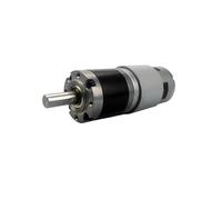 GUIFANG Motoréducteur planétaire 42 mm 12 V 24 V CC basse vitesse, longue durée de vie, couple super puissant, engrenages 775, décélération planétaire, motoréducteur brossé (10 tr/min 12 V)