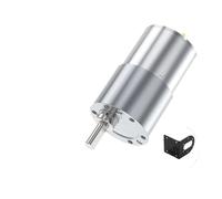 GUIFANG Motoréducteur réversible JGB37-3530 12 V/24 V, 4 tr/min A 1587, boîte d'engrenages entièrement métalliques, couple élevé, axe de sortie excentrique, micromoteur CC avec balais (moteur simple