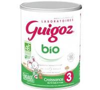GUIGOZ BIO 3 Croissance - Lait de croissance en poudre de 10 mois à 3 ans - Boîte de 800g