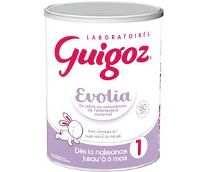 Guigoz Evolia Lait Infantile 1er Age +6 Mois Pot 800g