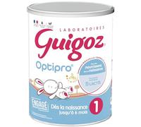 GUIGOZ OPTIPRO 1 Lait bébé en poudre 1er âge - de 0 à 6 mois - Boîte de 830g