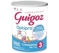Guigoz OPTIPRO 3 Lait de croissance en poudre de 1 à 3 ans - Boîte de 830g