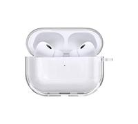 GuiGui DaMoWang Coque Transparent Compatible avec AirPods Pro 3 Étui, Jaunissement Réduit, Antichoc, Protection Complète, TPU Souple (Transparent)