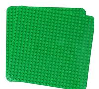 Guihumz Grande Plaque de Construction Compatible avec Les plaques Duplo, Grande Plaque de Base,38 x 38 cm,Socle de Base pour Assemblage et Exposition,Jouet de Construction pour Enfants(2PCS)
