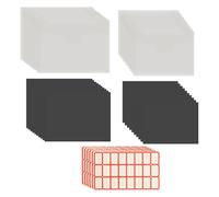 GUIJZSLTRG Lot de 40 grands sacs de rangement étanches pour tampons et matrices de découpe - 24 x 17,8 cm - Pour la fabrication de cartes, les loisirs créatifs, Noir