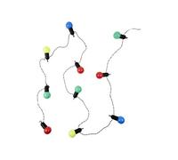 GUIRLANDE AMPOULES MULTICOLORES EXTERIEUR 10 LED